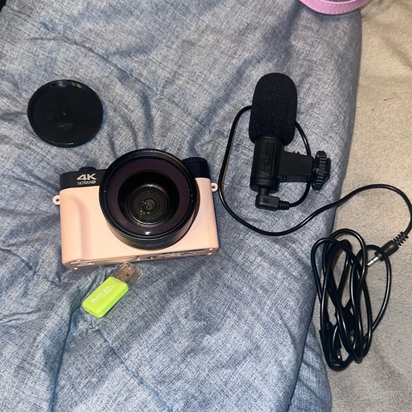 Hi I’m selling a pink 4k ultraHD Camera brand new never used before